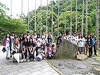 Participating students visited Back Ci Hu of Taoyuan County after the competition